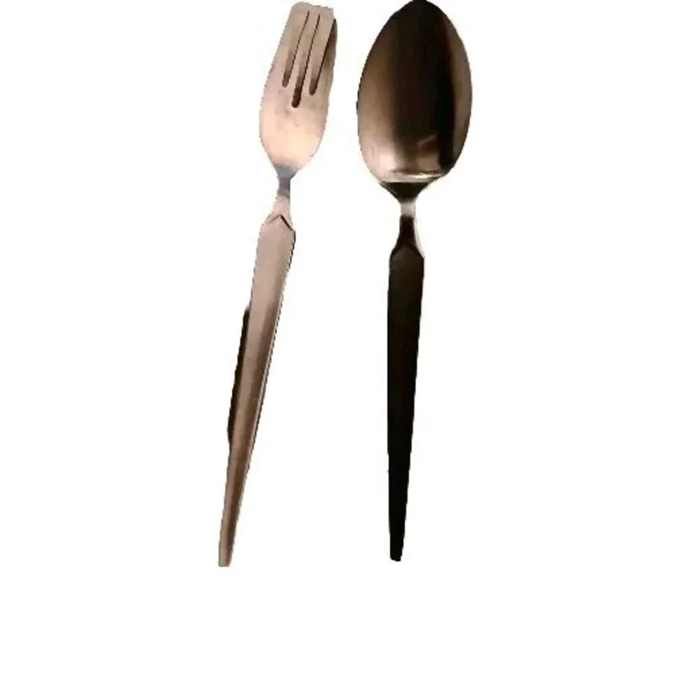 Stanley Roberts Cortina Spoon & Dessert Fork 2 Pc Set Stainless Japan Discont'd